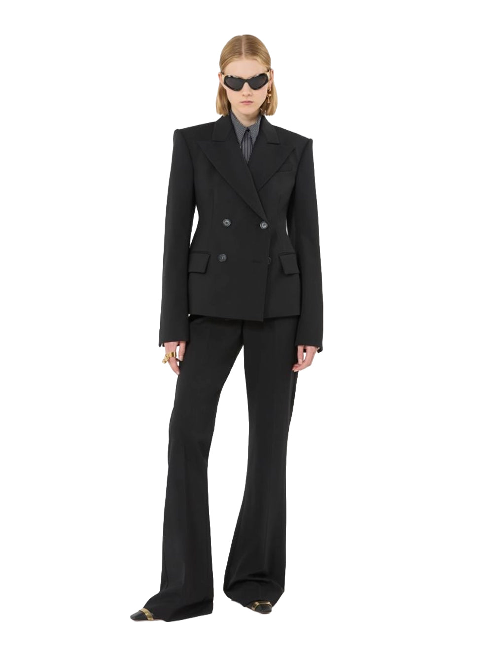 SPORTMAX-BLAZER DOPPIOPETTO-SPXFRESIA 004 NERO