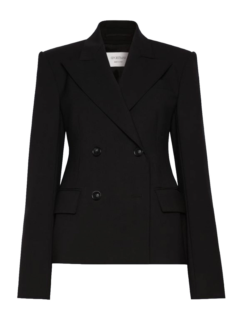 SPORTMAX-BLAZER DOPPIOPETTO-SPXFRESIA 004 NERO