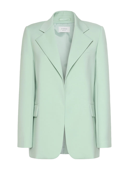 SPORTMAX-BLAZER OVERSIZE-SPXTENACE SALVIA