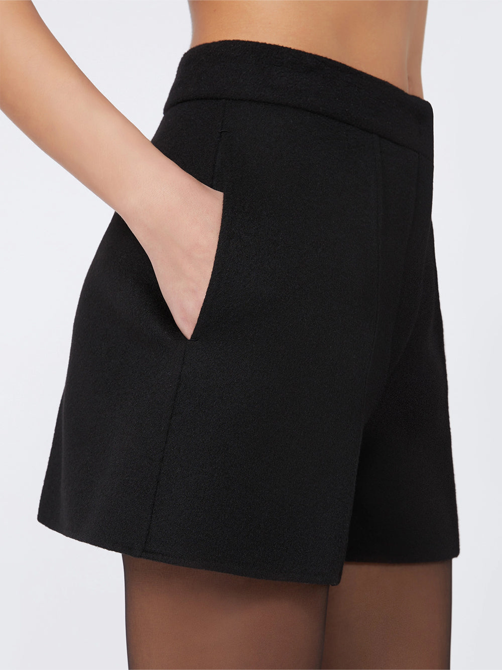 SPORTMAX-BUONO SHORTS-2522146013600 013 BLACK