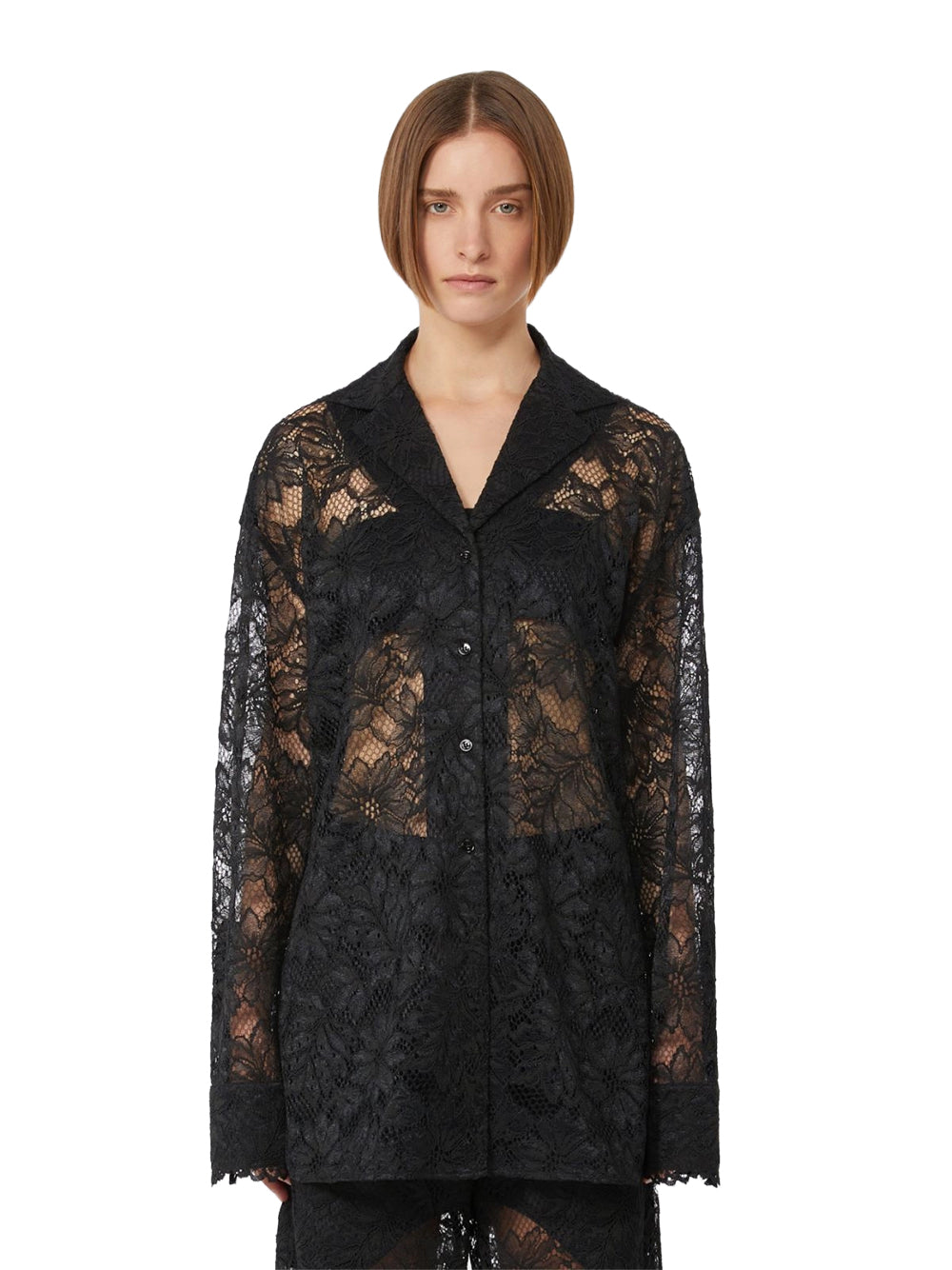 SPORTMAX-CACHI JERSEY BLAZER-2612911012600 002 BLACK