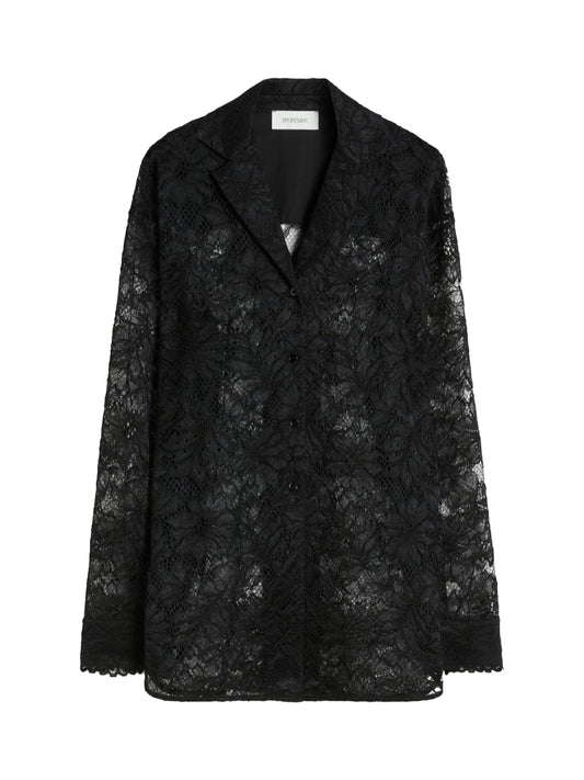 SPORTMAX-CACHI JERSEY BLAZER-2612911012600 002 BLACK