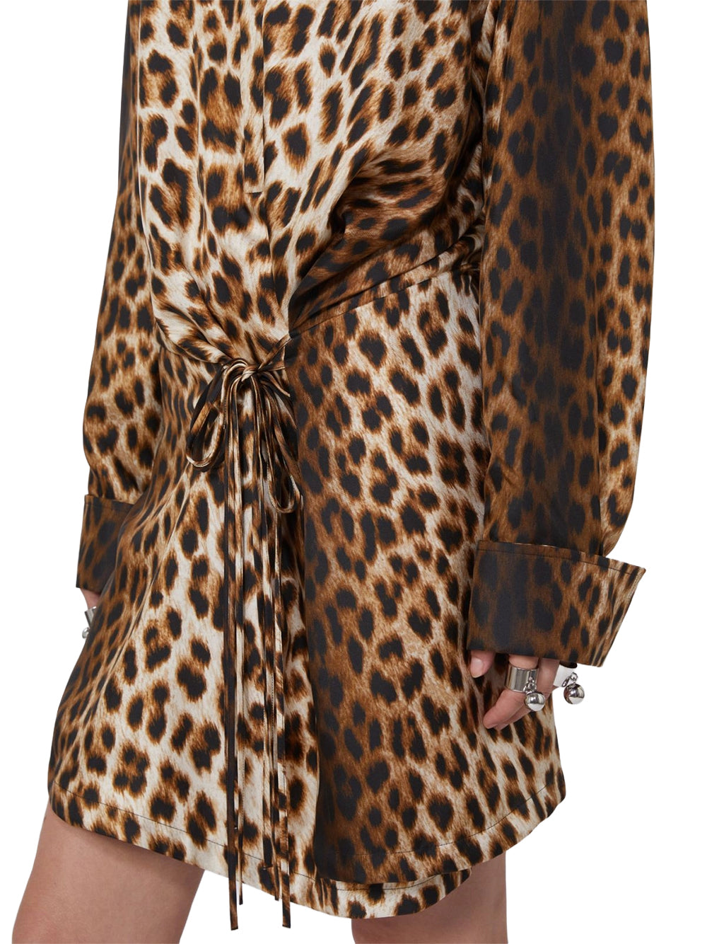 SPORTMAX-CINEMA SILK DRESS-2612221072600 001 LEOPARDO