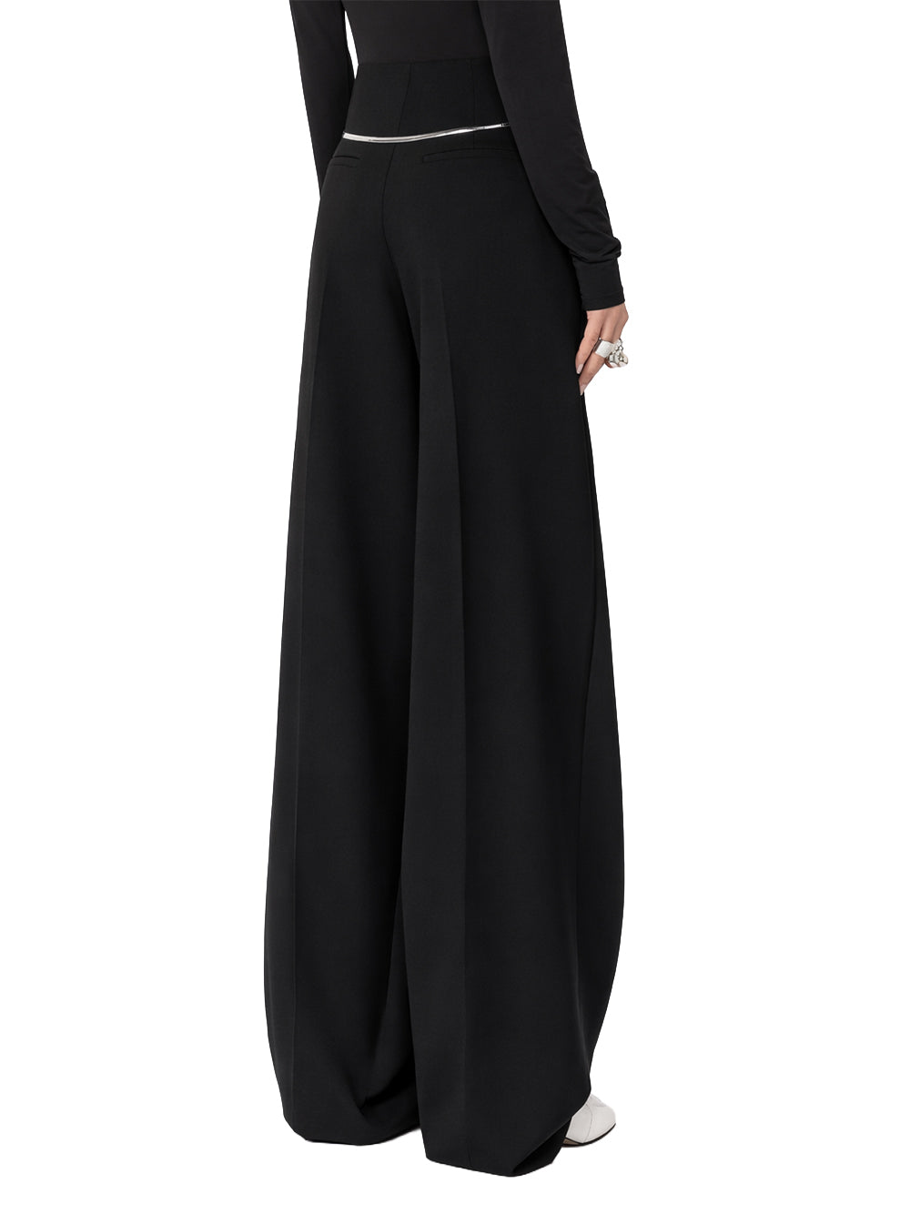 SPORTMAX-FANTE PANTS-2612131031600 001 NERO