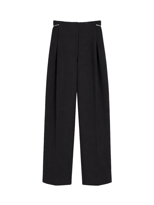 SPORTMAX-FANTE PANTS-2612131031600 001 NERO