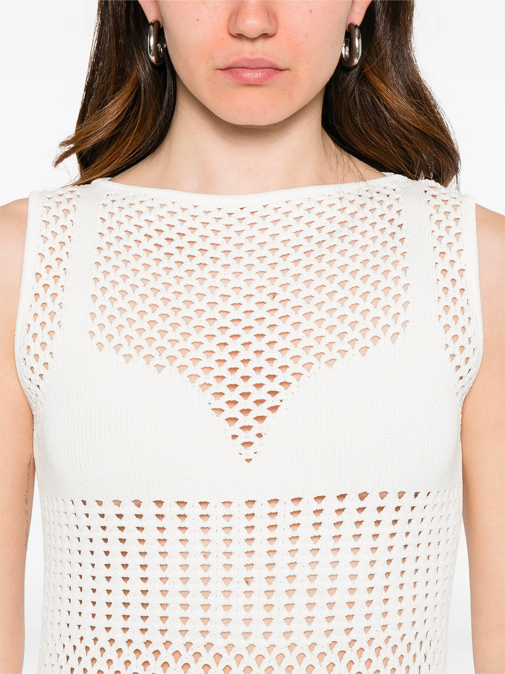 SPORTMAX-FESTA DRESS-2612321012600 001 BIANCO