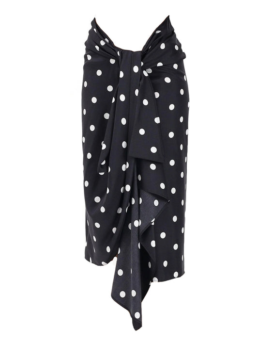 SPORTMAX-GENTILE SKIRT-2612101012600 003 NERO POIS