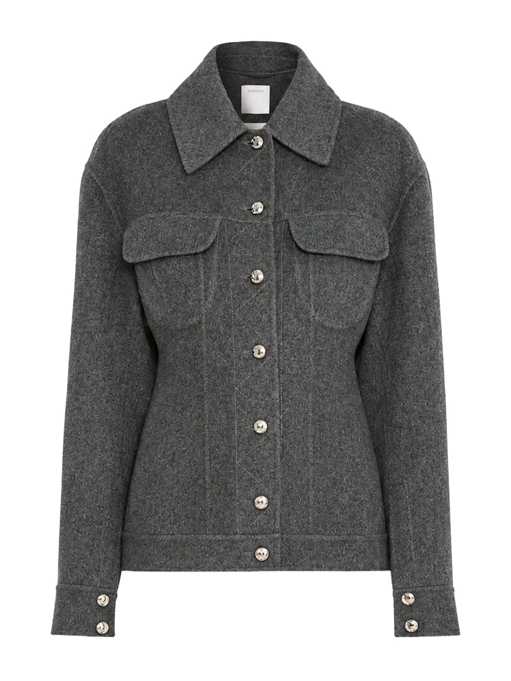 SPORTMAX-GIACCA IN PURA LANA-SPXCALCIO NERO