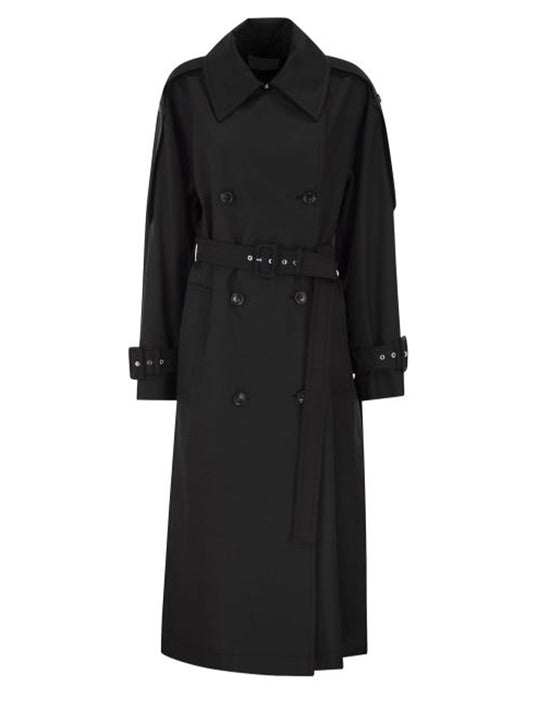 SPORTMAX-GOCCE RAINCOAT-2612021031600 003 NERO