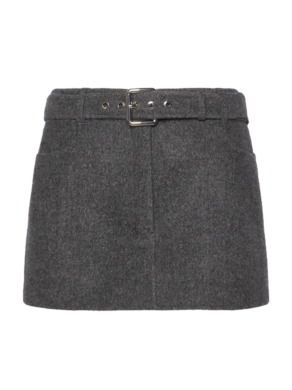 SPORTMAX-GONNA IN PURA LANA-SPXPARAGGI NERO