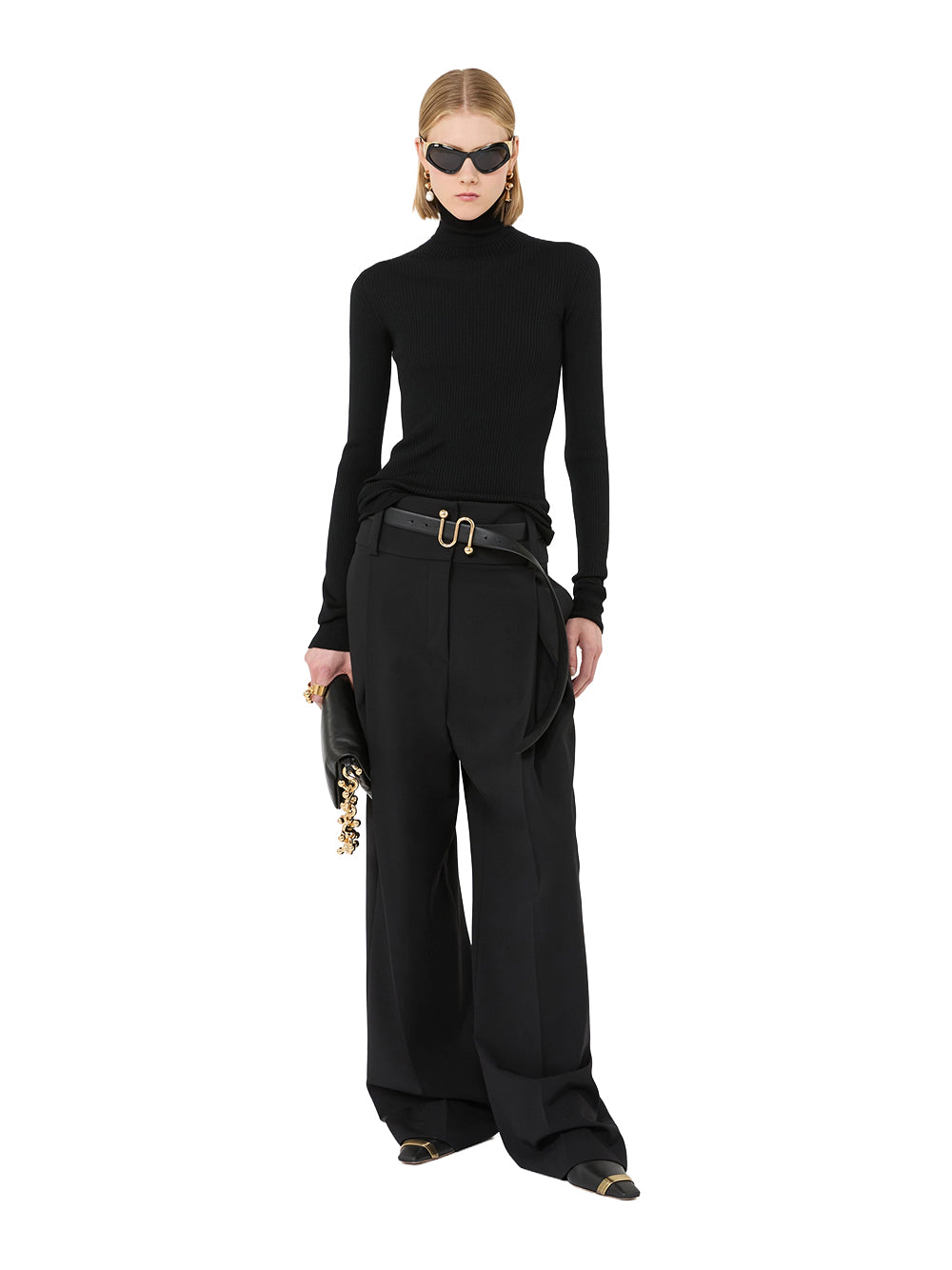 SPORTMAX-LUPETTO SLIM-SPXCENTRO NERO
