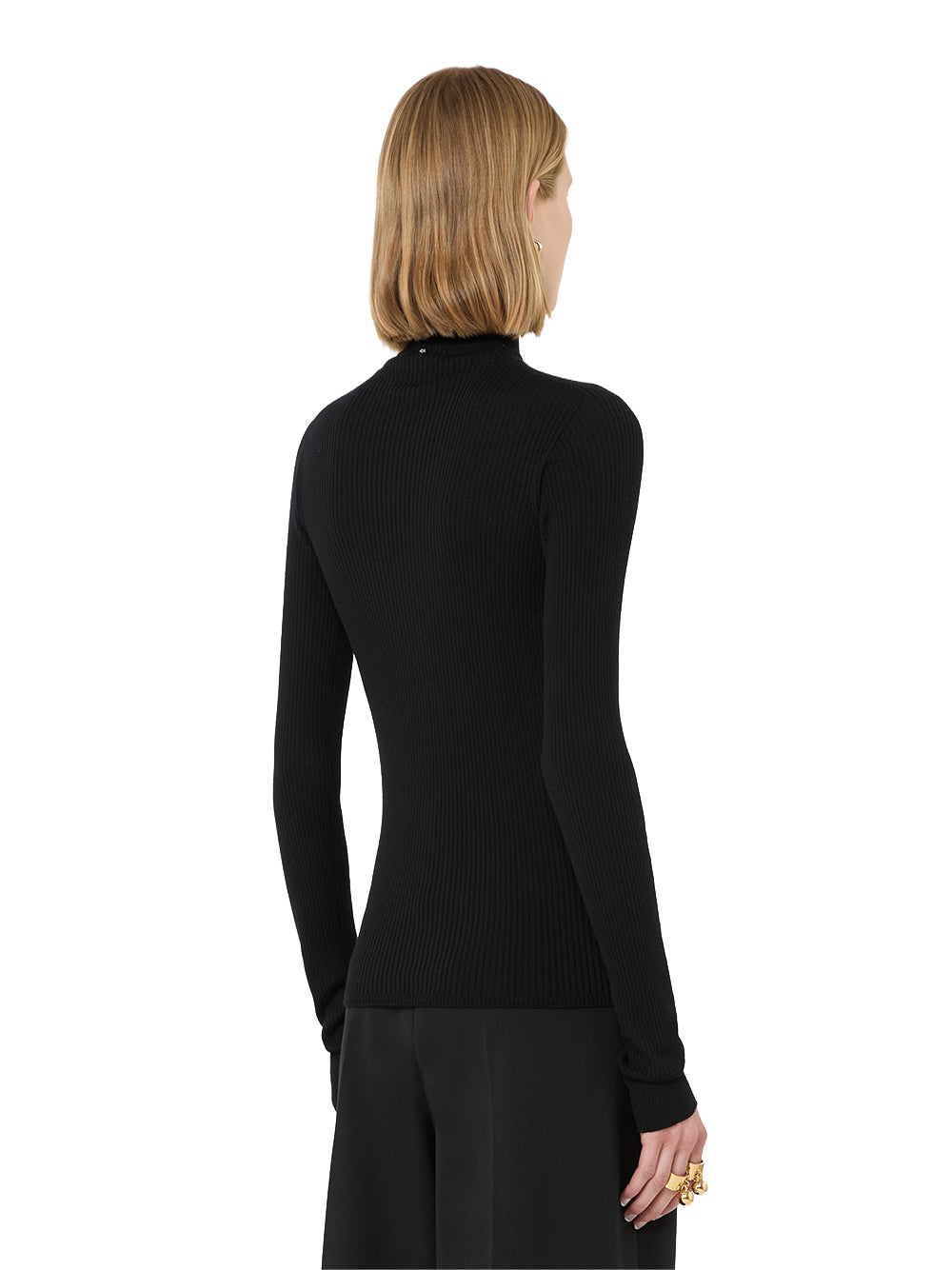 SPORTMAX-LUPETTO SLIM-SPXCENTRO NERO