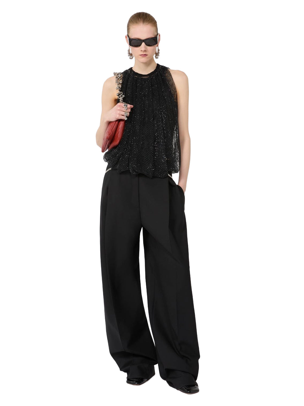 SPORTMAX-NODO TOP-2612941061600 002 NERO