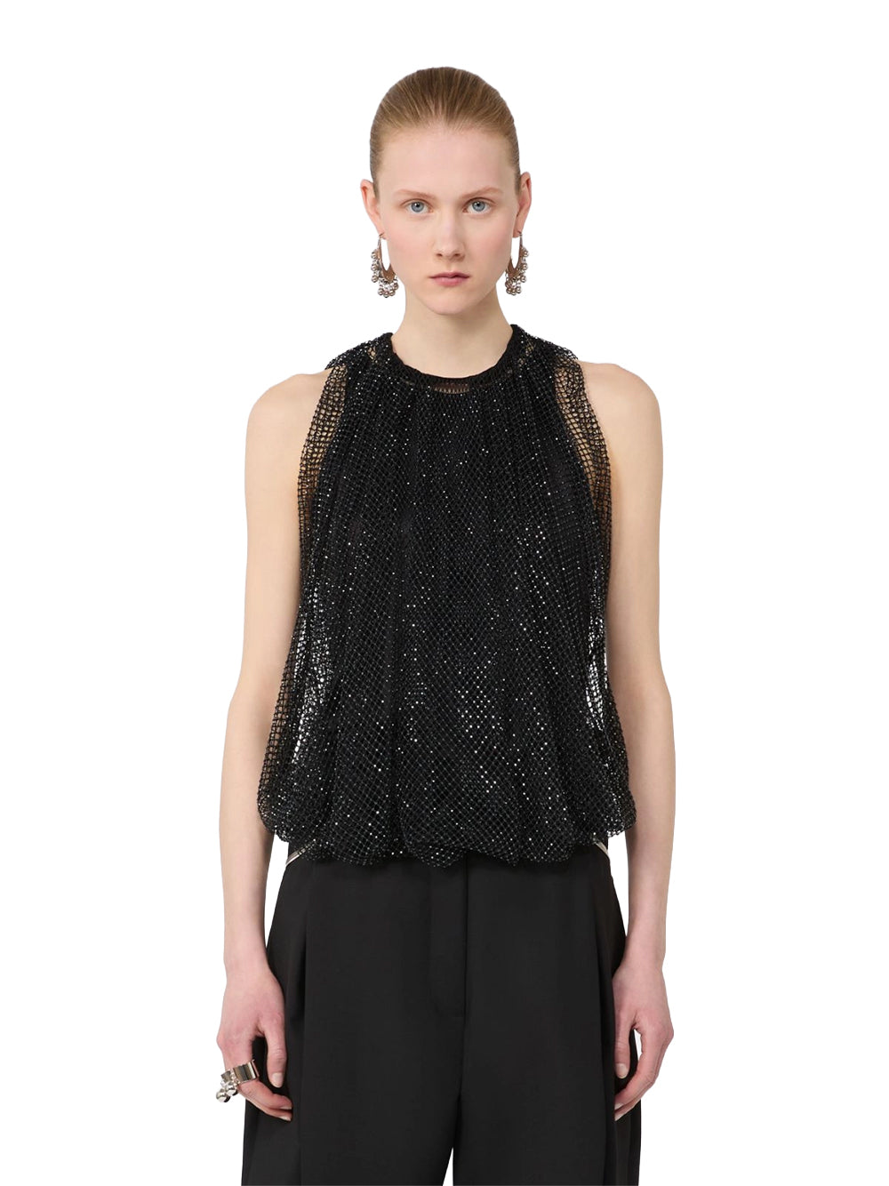 SPORTMAX-NODO TOP-2612941061600 002 NERO
