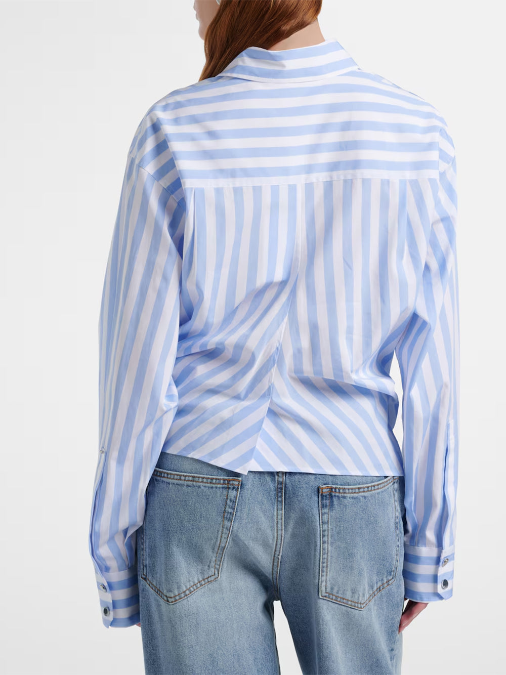 SPORTMAX-PALMIZI SHIRT-2612111012600 003 WHITE BLUE