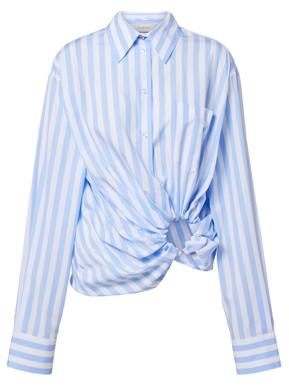 SPORTMAX-PALMIZI SHIRT-2612111012600 003 WHITE BLUE