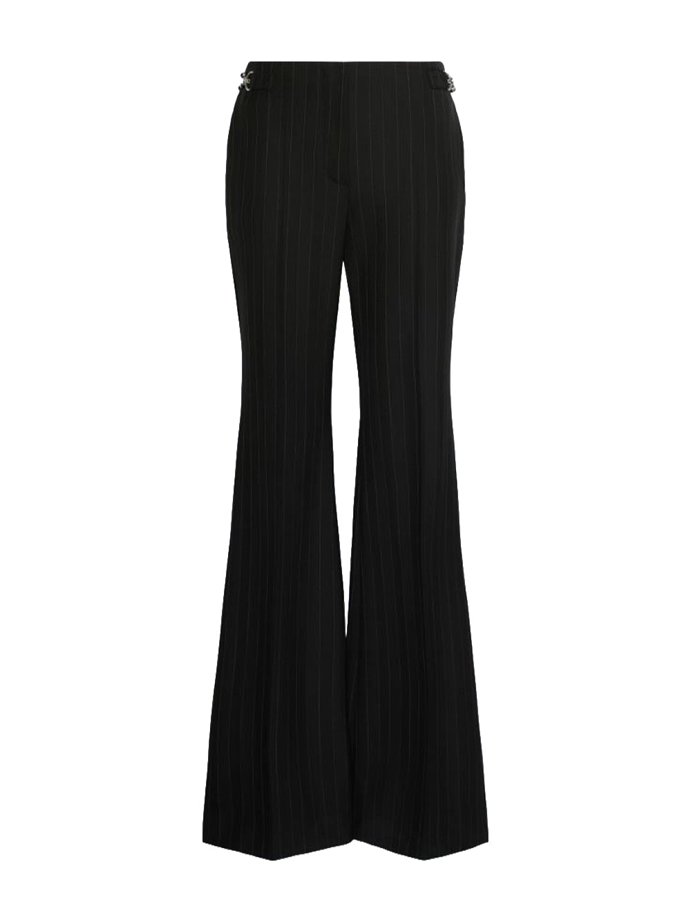 SPORTMAX-PANTALONE FLARE GESSATO-SPXALCAMO 002 GESSATO