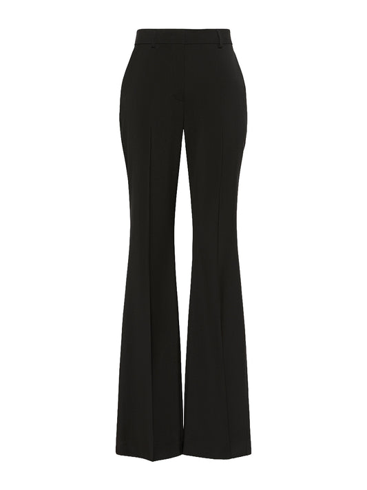 SPORTMAX-PANTALONE FLARE-SPXHANGAR NERO