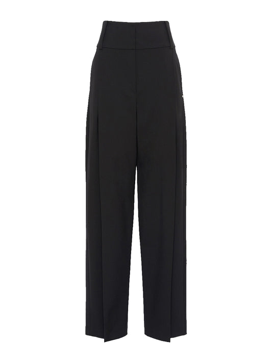 SPORTMAX-PANTALONE OVER-SPXGIRINO NERO