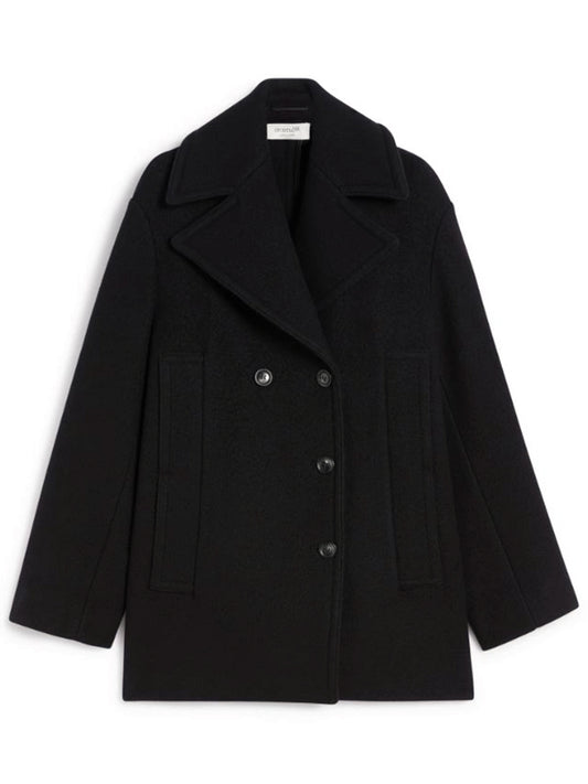 SPORTMAX-TABELLA PEACOAT-2522086012600 004 NERO
