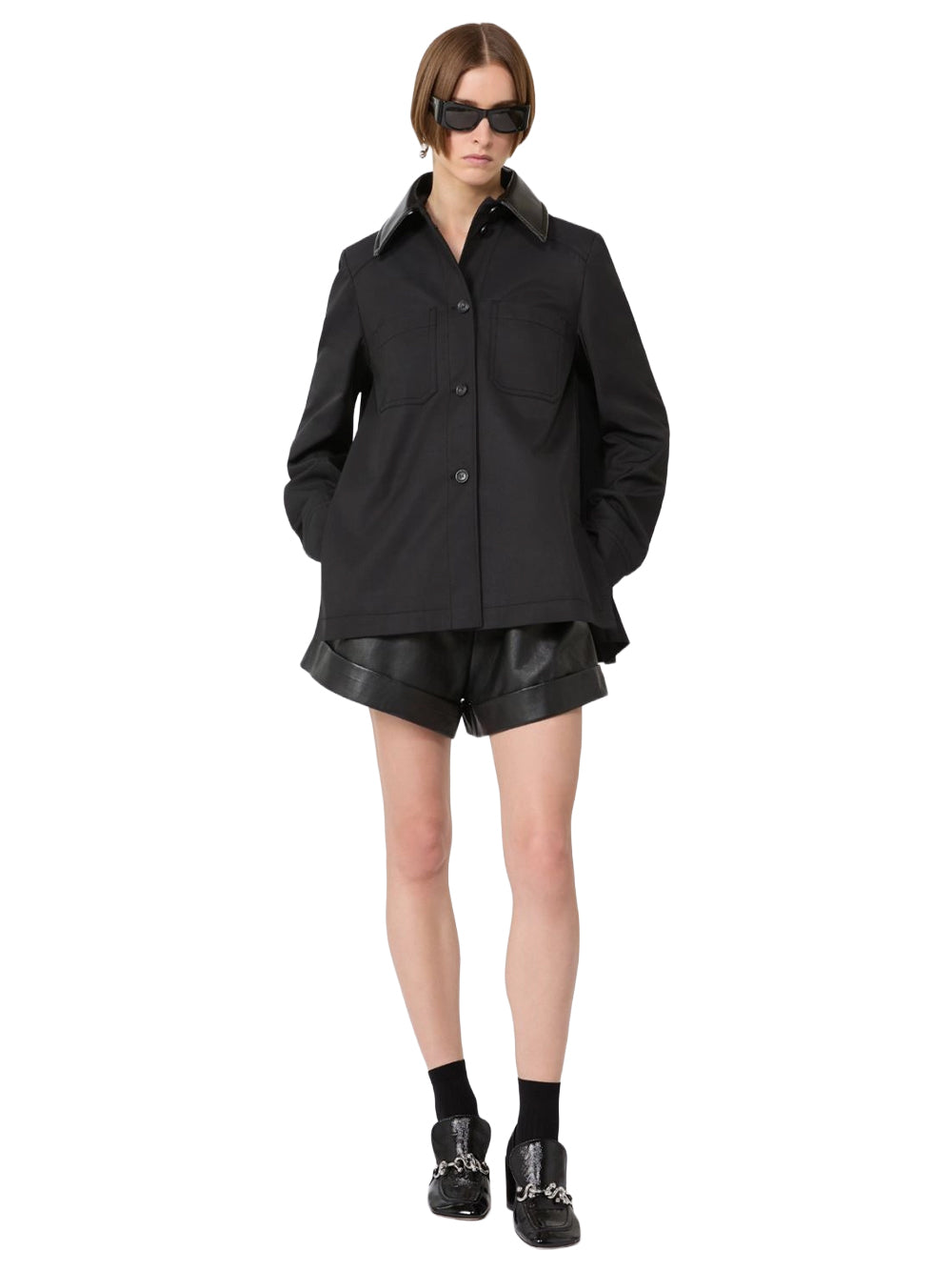 SPORTMAX-VASAIO PANTS-2612431011600 002 NERO
