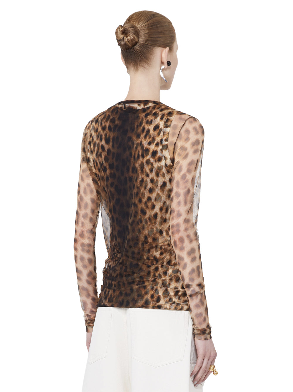 SPORTMAX-ZEBU TOP-2612941072600 001 LEOPARDO