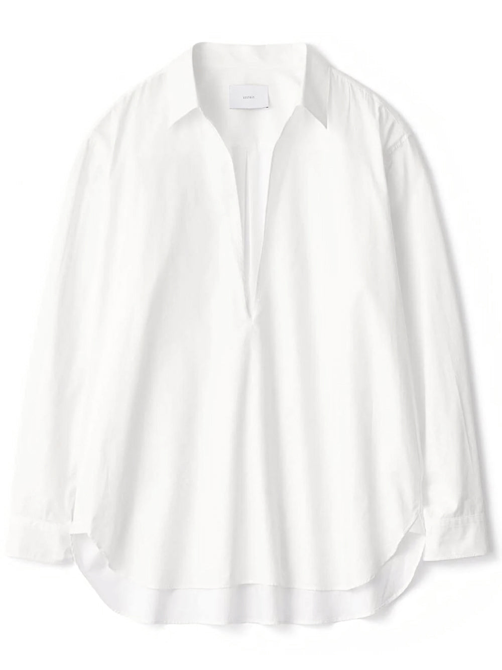 SSSTEIN-SUVIN COTTON OVERSIZED SKIPPER SHIRT-ST 1496 OFF WHITE