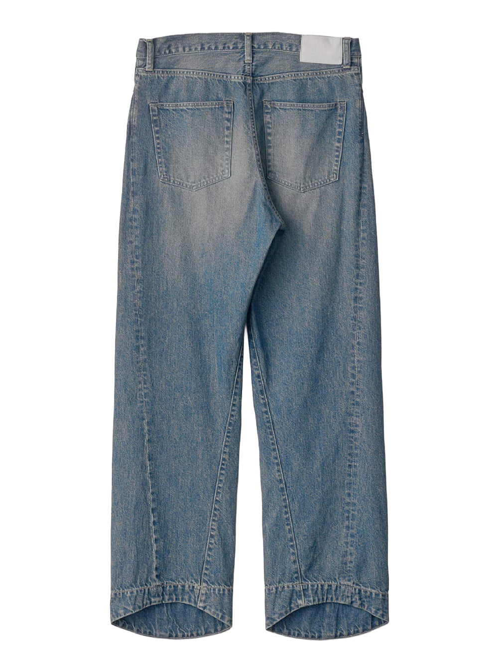 SSSTEIN-TWIST CUT DENIM JEANS-ST 1396 INDIGO