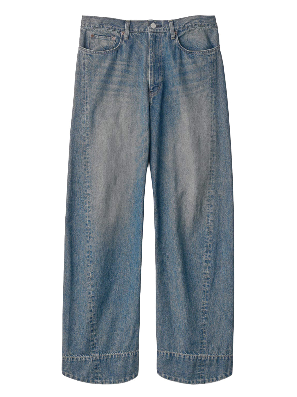 SSSTEIN-TWIST CUT DENIM JEANS-ST 1396 INDIGO