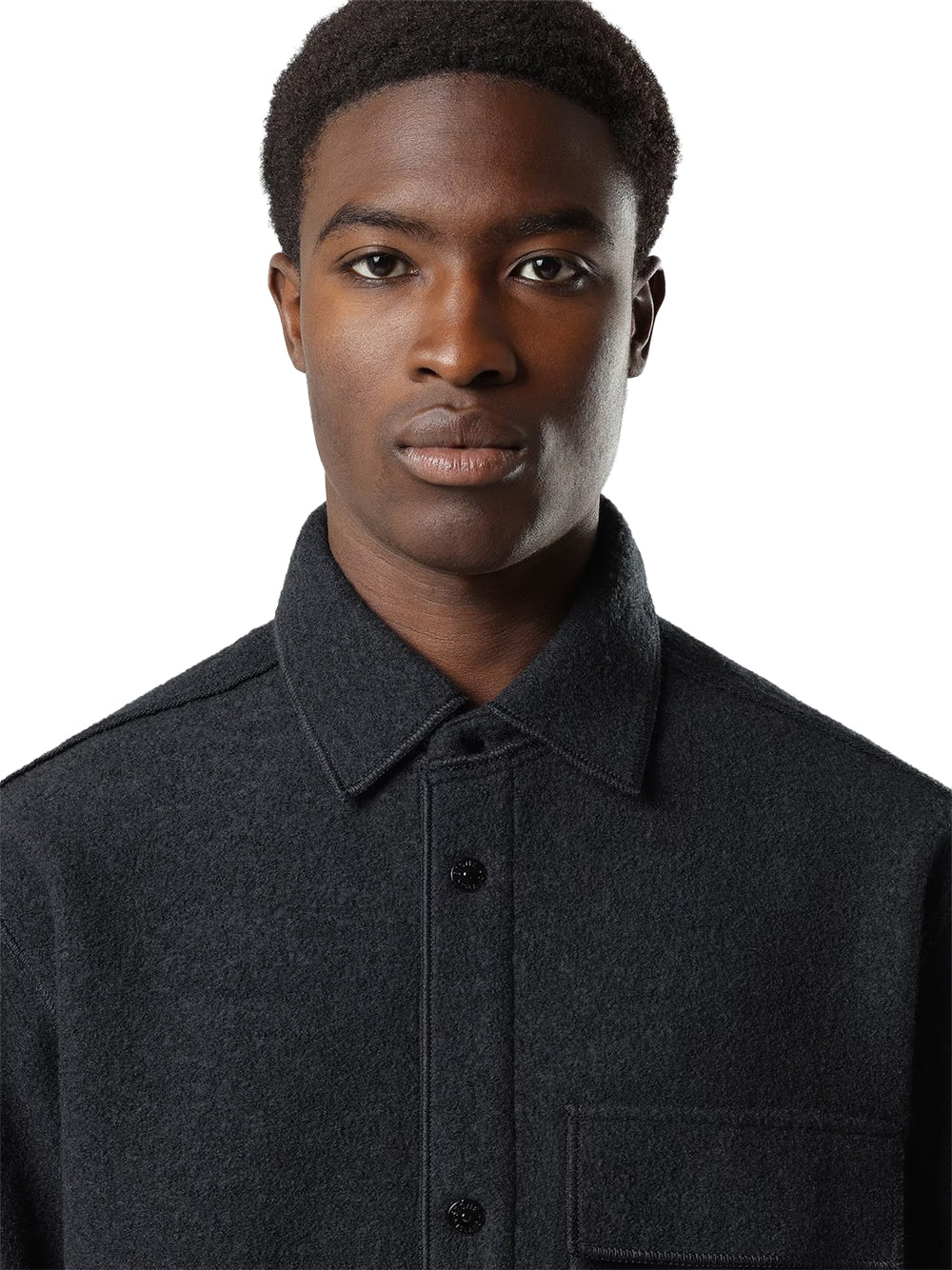 STONE ISLAND-CAMICIA OVERSHIRT-L2S151200034S0461 V0020 NAVY BLUE