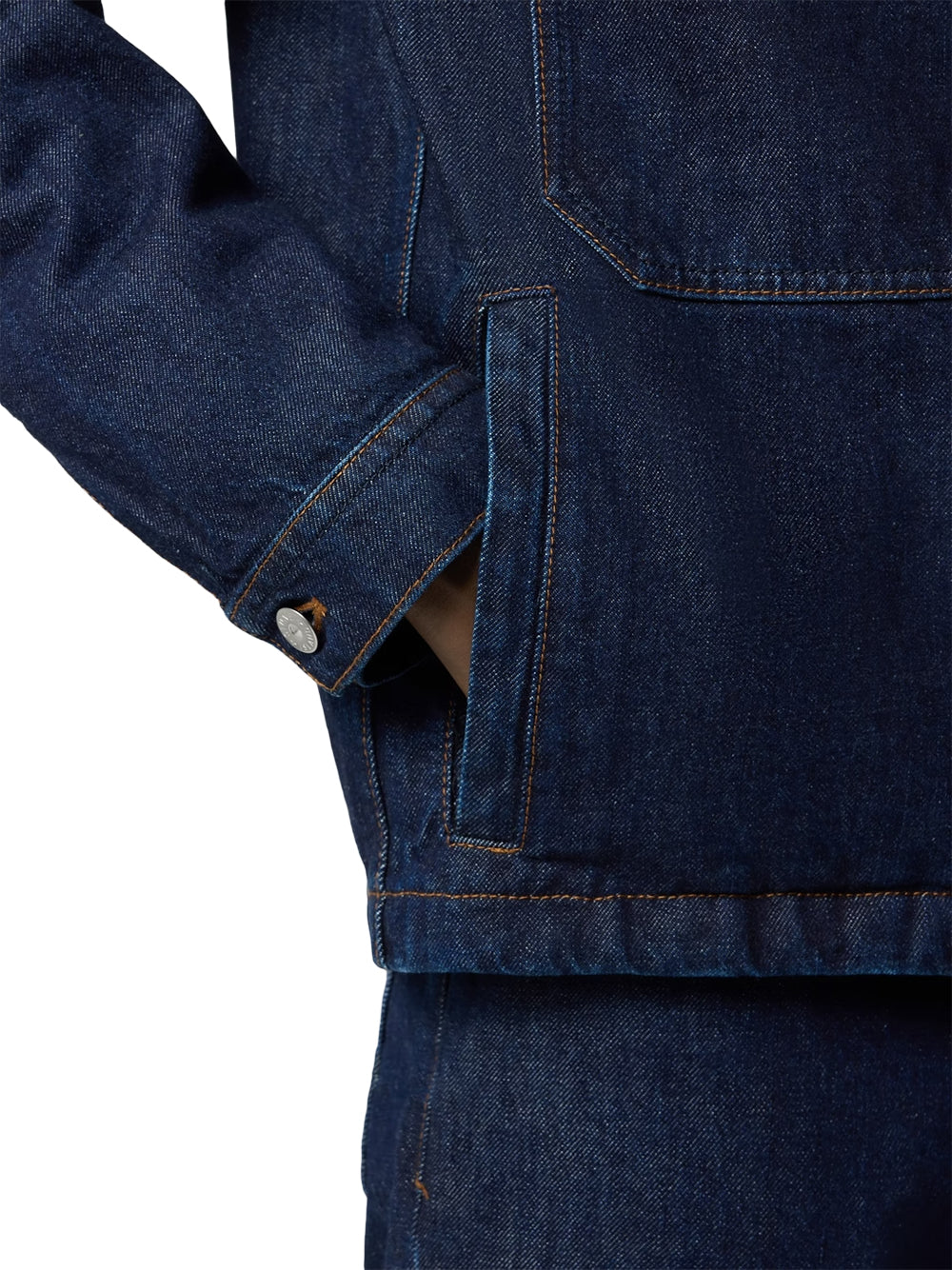 STONE ISLAND-DENIM BIKER JACKET-L2S144100006S00J7 VJ201
