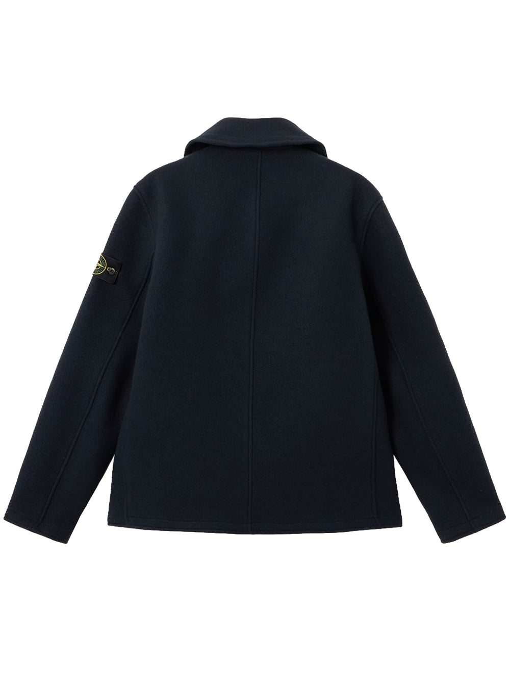 STONE ISLAND-DOUBLE BREASTED WOOL CASHMERE COAT-L2S154100040S0453 V0020