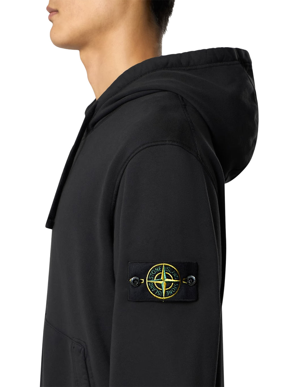 STONE ISLAND-FELPA FULLZIP-L2S156100061S0051 V0029 BLACK