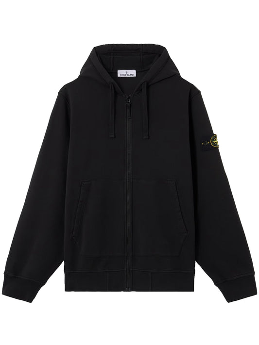 STONE ISLAND-FELPA FULLZIP-L2S156100061S0051 V0029 BLACK