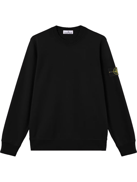 STONE ISLAND-FELPA GIROCOLLO-L2S156100060S0051 V0029 BLACK