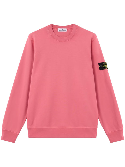 STONE ISLAND-FELPA GIROCOLLO-L2S156100060S0051 V0089 GERANIUM