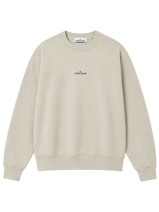 STONE ISLAND-FELPA-L2S156100039S0477 V005G MILITARY GREEN