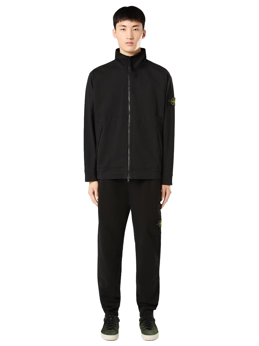 STONE ISLAND-FELPA PANTALONE-L2S156200010S0051 V0029 BLACK