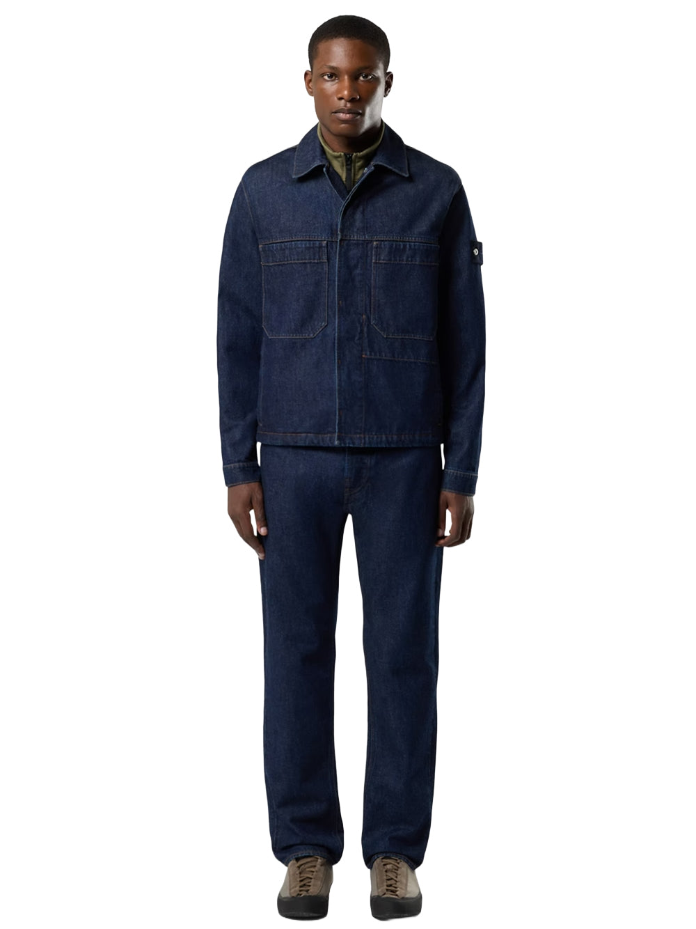 STONE ISLAND-JEANS REGULAR-L2S14J100005S00J7 VJ201 BLUE RINSE