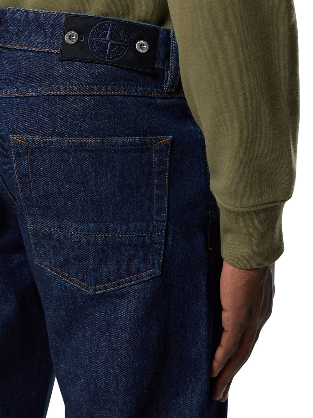 STONE ISLAND-JEANS REGULAR-L2S14J100005S00J7 VJ201 BLUE RINSE