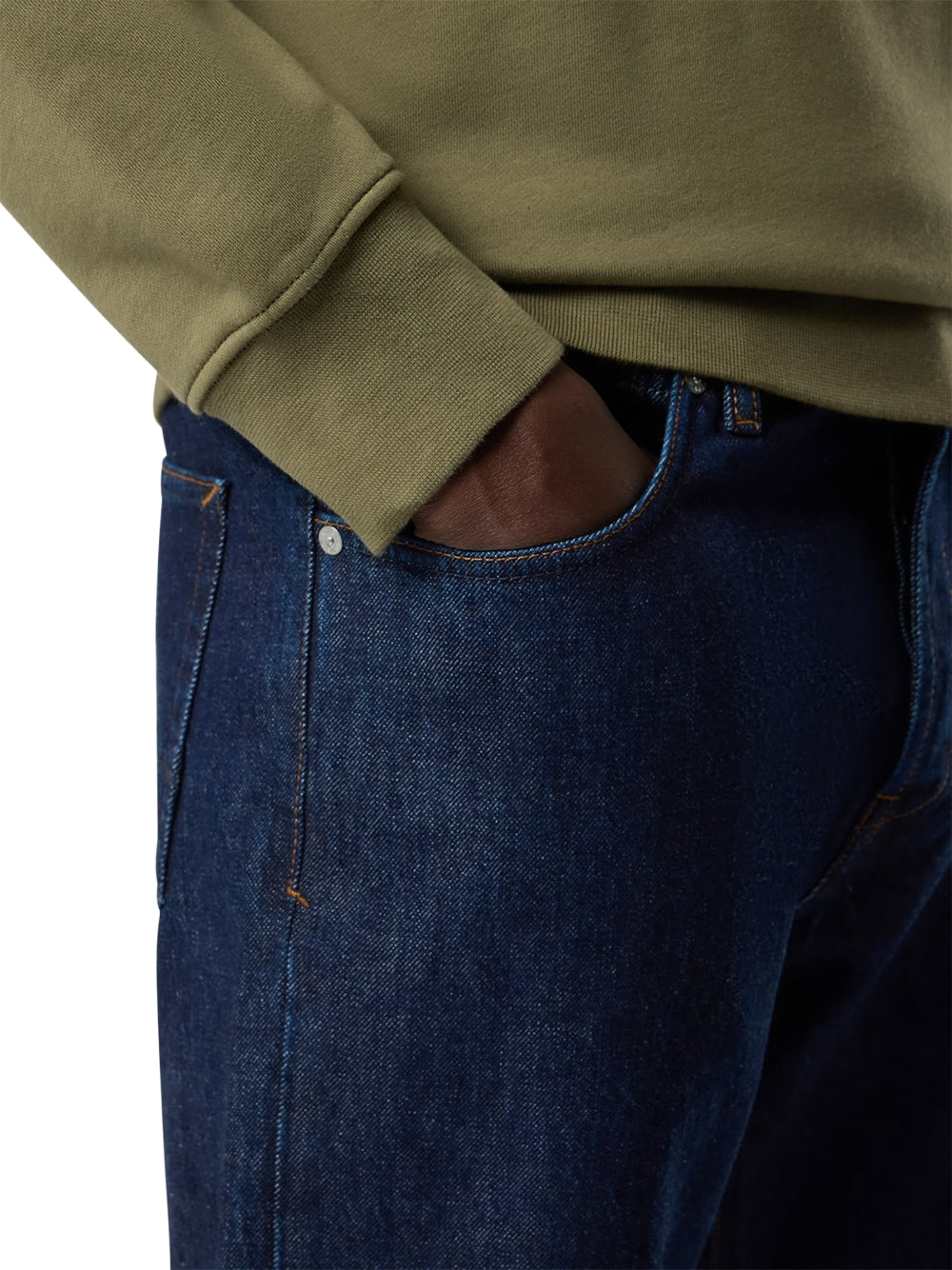 STONE ISLAND-JEANS REGULAR-L2S14J100005S00J7 VJ201 BLUE RINSE