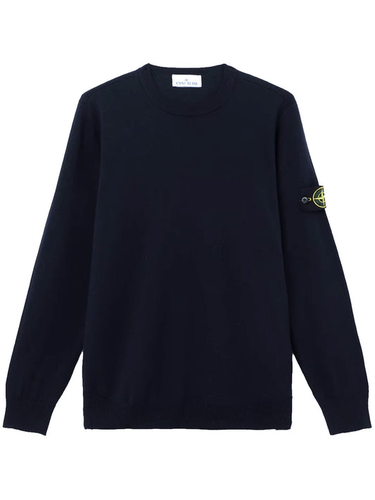 STONE ISLAND-MAGLIA LANA LIGHT RWS-L2S155100071S00C4 V0020 NAVY BLUE