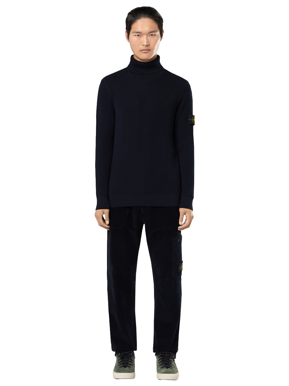 STONE ISLAND-MAGLIA RWS TURTLE NECK-L2S155100052S00C2 V0020 NAVY BLUE