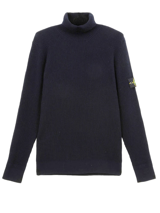 STONE ISLAND-MAGLIA RWS TURTLE NECK-L2S155100052S00C2 V0020 NAVY BLUE