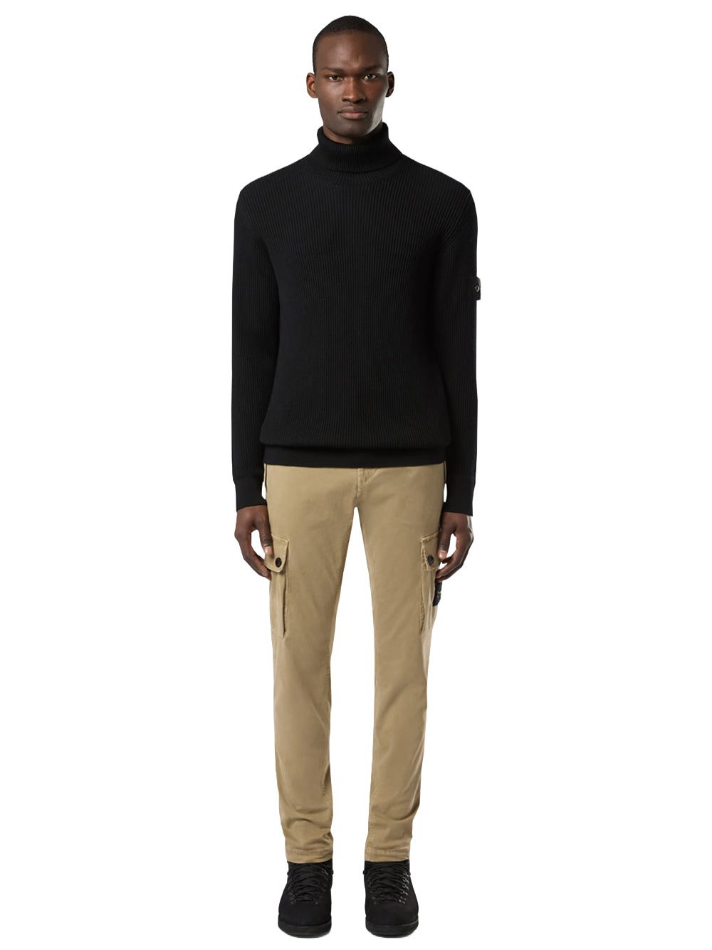 STONE ISLAND-MAGLIA RWS TURTLE NECK-L2S155100052S00C2 V0029 BLACK