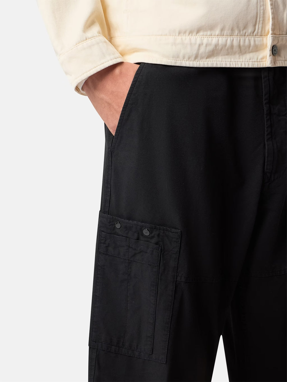 STONE ISLAND-PANTALONE LOOSE-L2S153100015S0211 V0029 BLACK