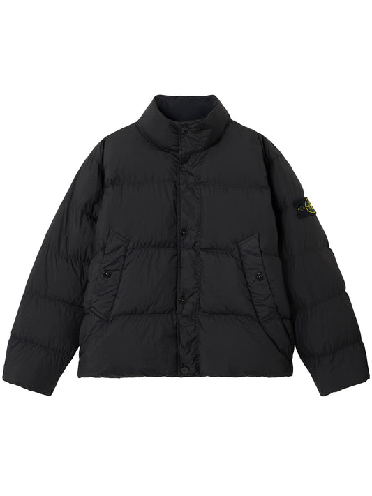 STONE ISLAND-PUFFER CON BOTTONI C/PIUMA RDS-L2S154100109S0A23 V0029 BLACK