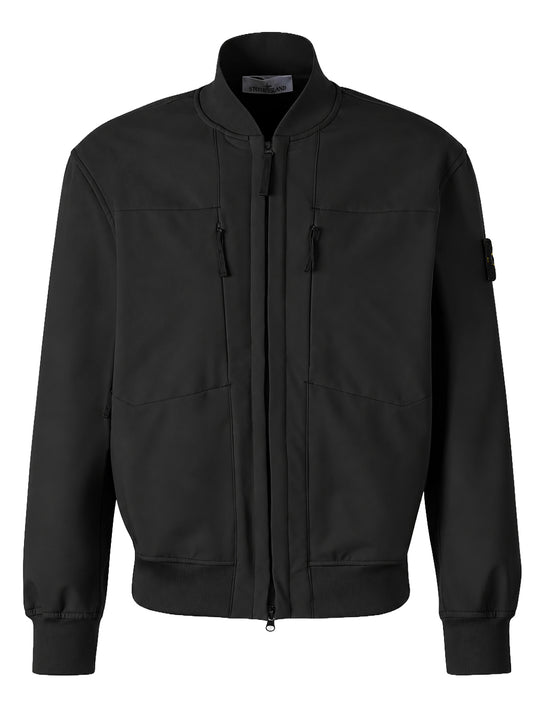 STONE ISLAND-SOFT SHELL BOMBER JACKET-L2S15Q100006S0B22 V0029