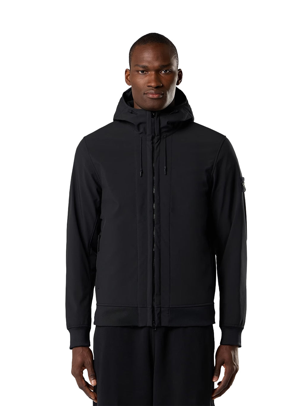 STONE ISLAND-SOFT SHELL HOODED JACKET-L2S15Q100004S0B22 V0029