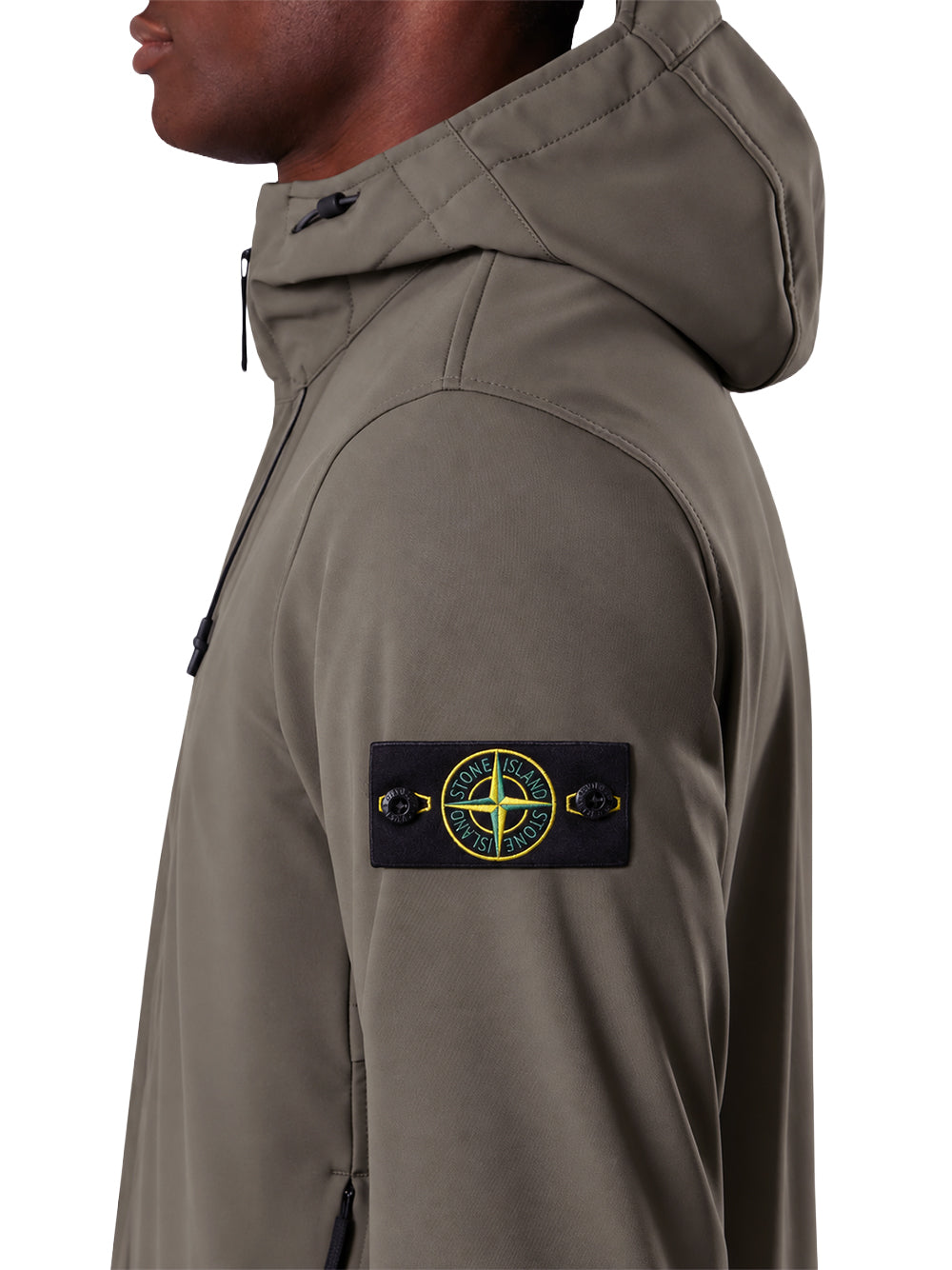 STONE ISLAND-SOFT SHELL HOODED JACKET-L2S15Q100004S0B22 V0078
